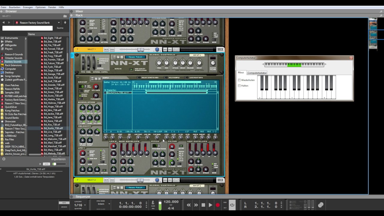 Propellerhead Reason - Der NN-XT Sampler