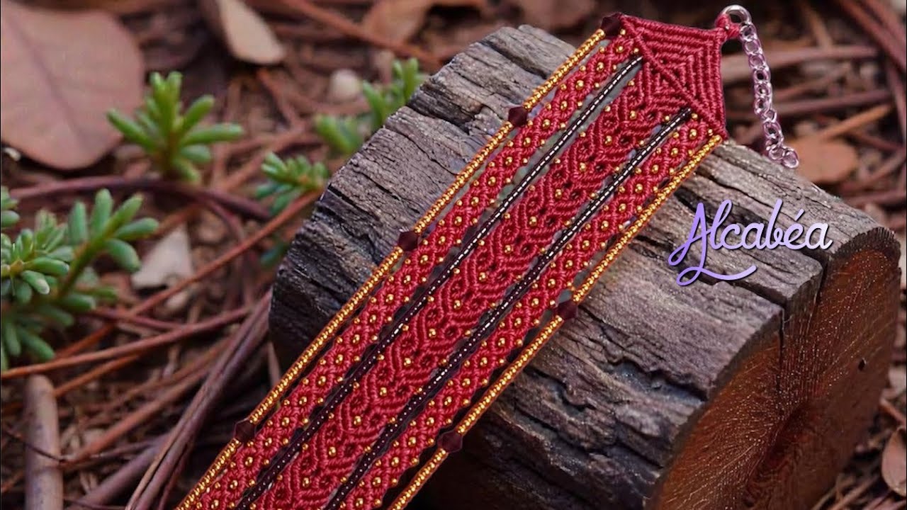 Tutoriel Micro-macramé bracelet 
