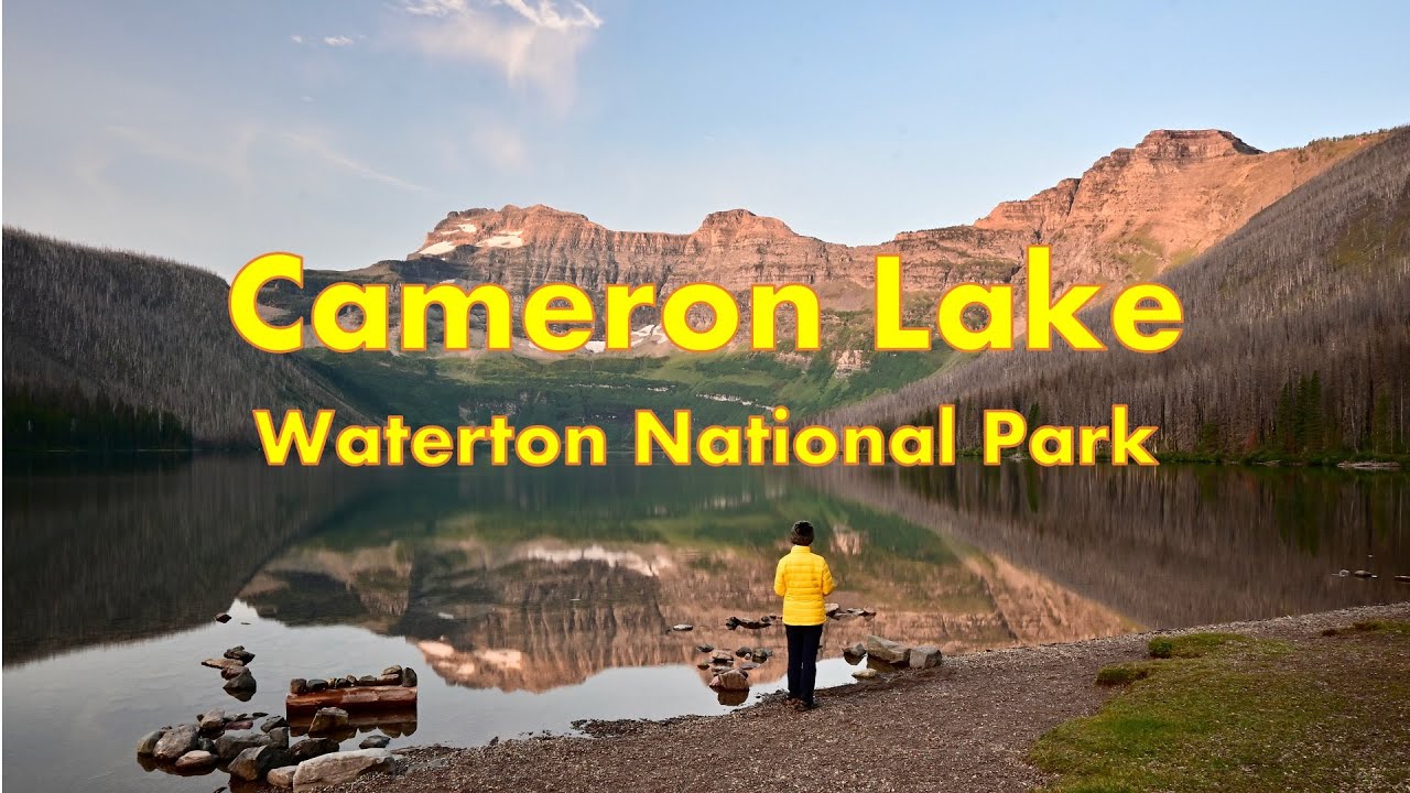 Rocky Mountains Stop by Attractions - Cameron Lake in the Waterton National Park