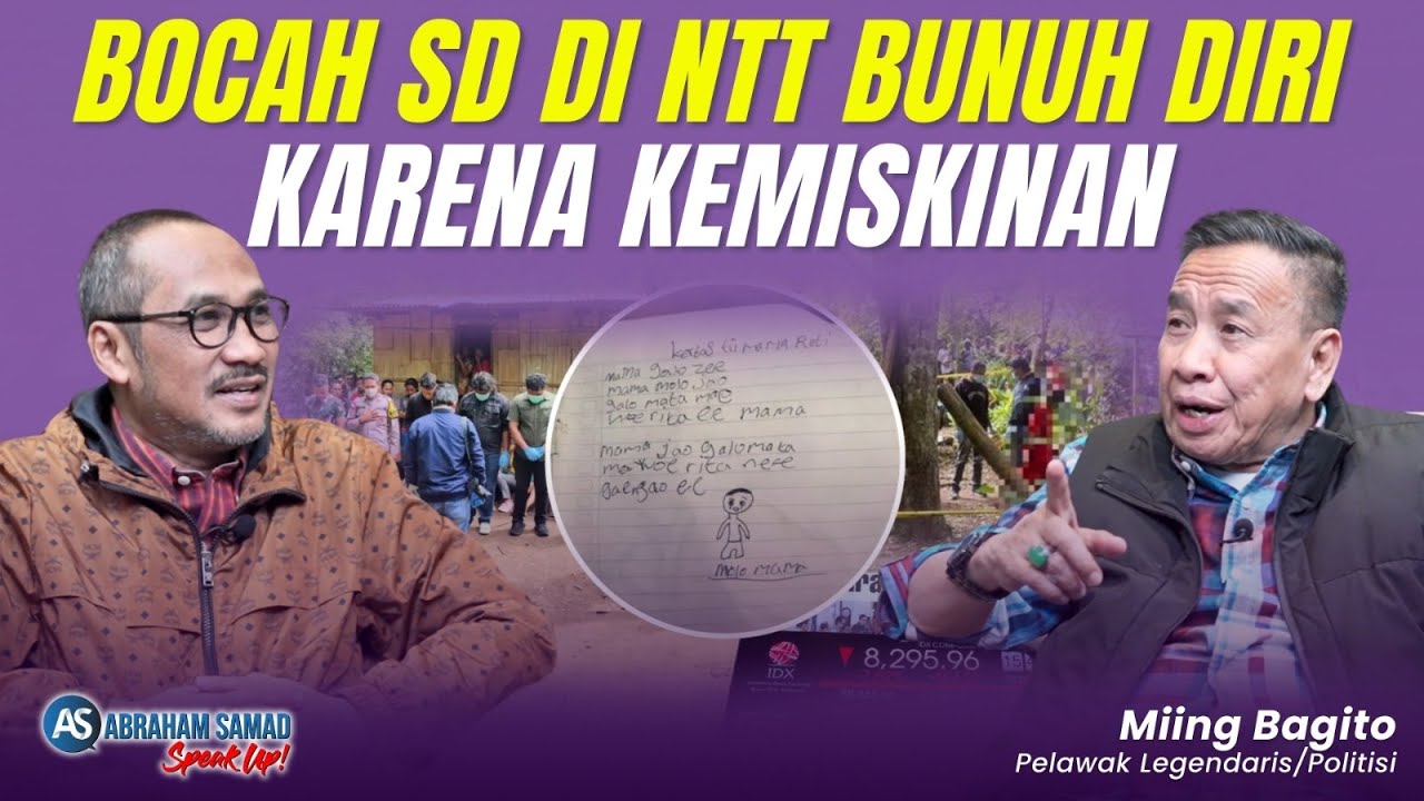 Tragedi Siswa SD di NTT Bunuh Diri Karena Kemiskinan Sampai Dengan Kasus Saham Gorengan | #SPEAKUP