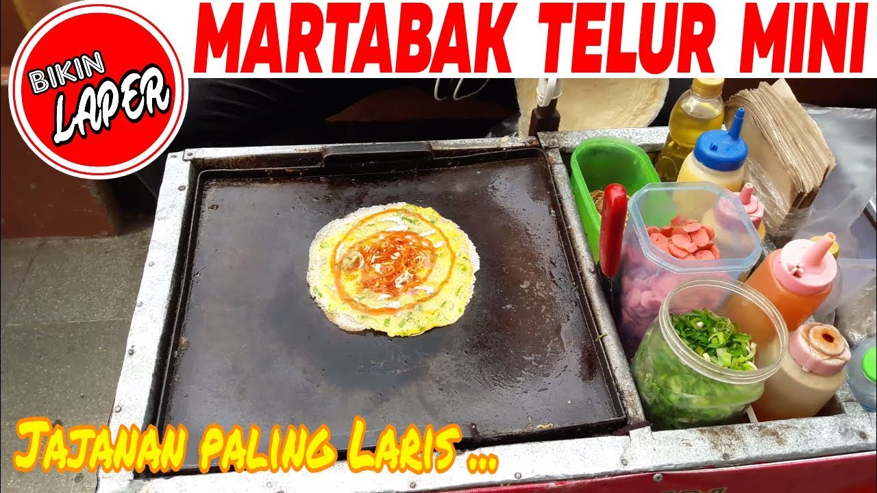 MARTABAK TELUR MINI - KULINER AS8K PALING LARIS !!! INDONESIA STREET FOOD #bikinlaper