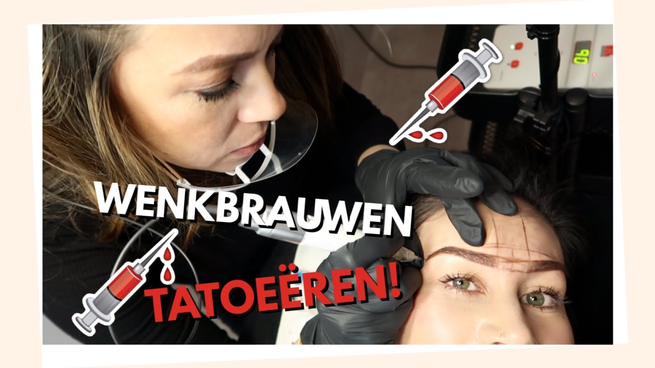 MIJN WENKBRAUWEN LATEN TATOEËREN!