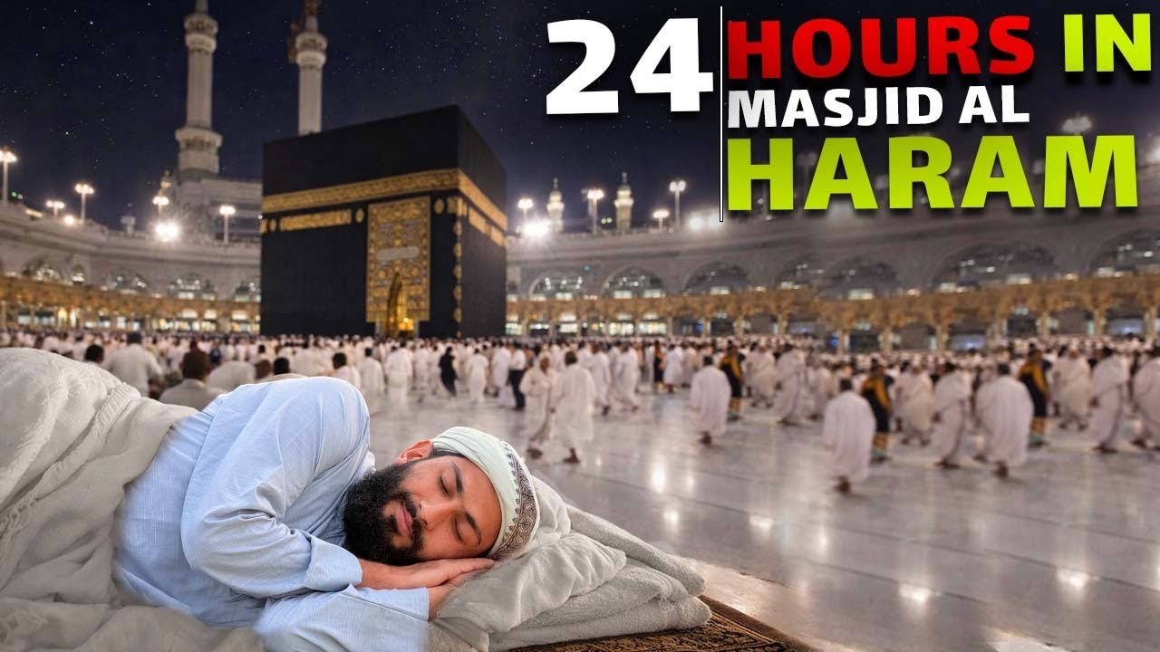 I Spent 24 Hours in Masjid al Haram During Ramadan 🕋 | How Busy Is It?