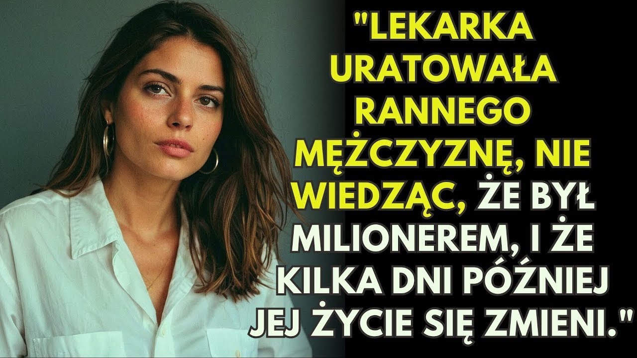 Lekarka uratowała rannego mężczyznę, nie wiedząc, że był milionerem i że odmieni jej życie