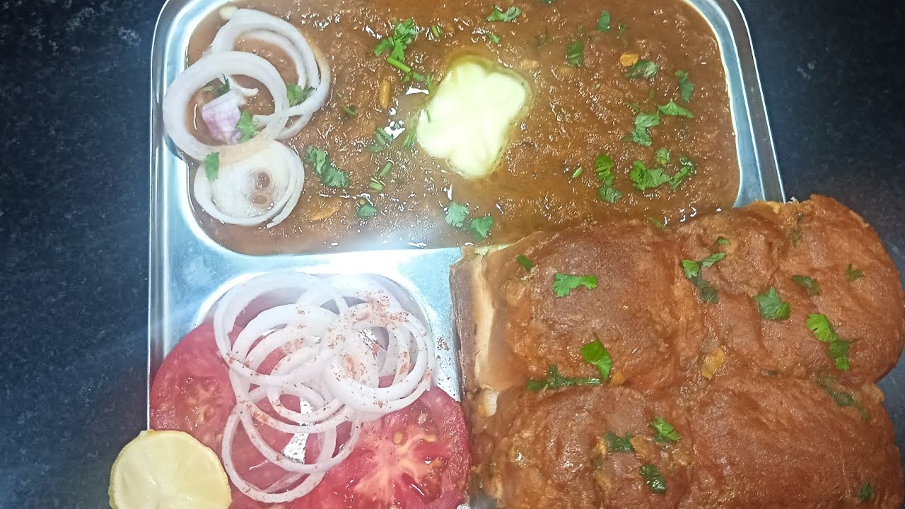  5 मिनट में ठेले स्टाइल पाव भाजी रेसिपी।😋#Unnao#street foodpavbhajirecipe#instant pav bhaji#trending