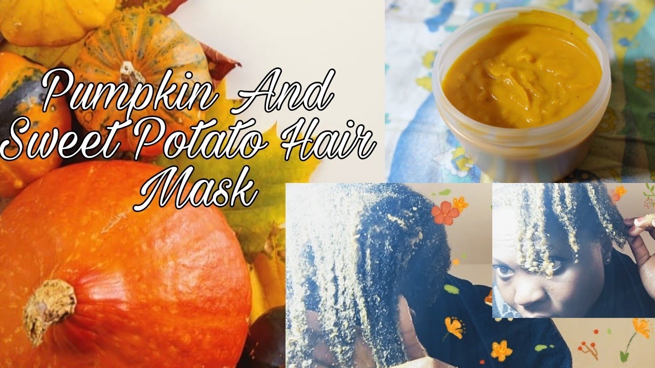 I Tried PUMPKIN & SWEET POTATO HAIR MASK FOR MY DRY 4C HAIR/DIY hair mask for moisture& super growth
