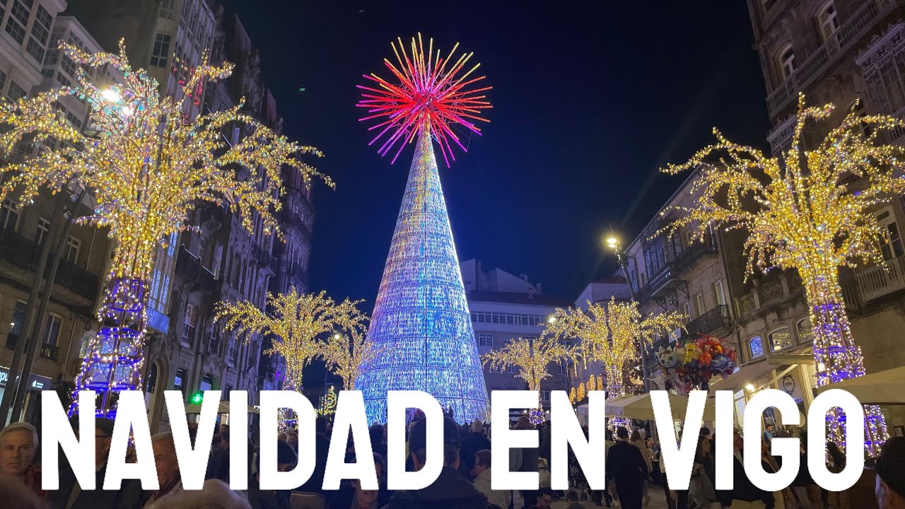#107 NAVIDAD en VIGO, España 🇪🇸 | Luces de Navidad en Vigo 🎄
