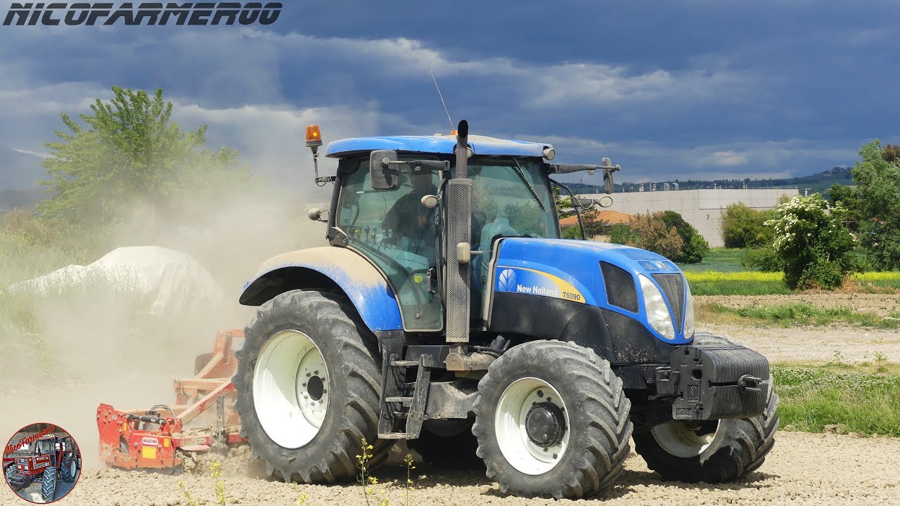 PREPARAZIONE TERRENO PER SEMINA MAIS | NEW HOLLAND T6090 + MASCHIO DM3000 | GIOSIA BERNARDI