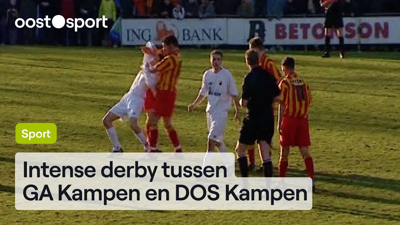 Flinke opstootjes bij de beladen voetbalderby van Kampen | Oost