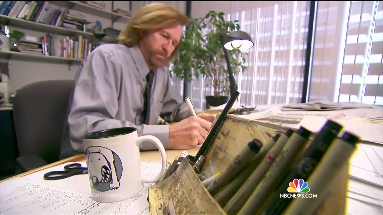 Charlie Hebdo Attack Draws Brilliant Responses From Cartoonists | NBC Nightly News