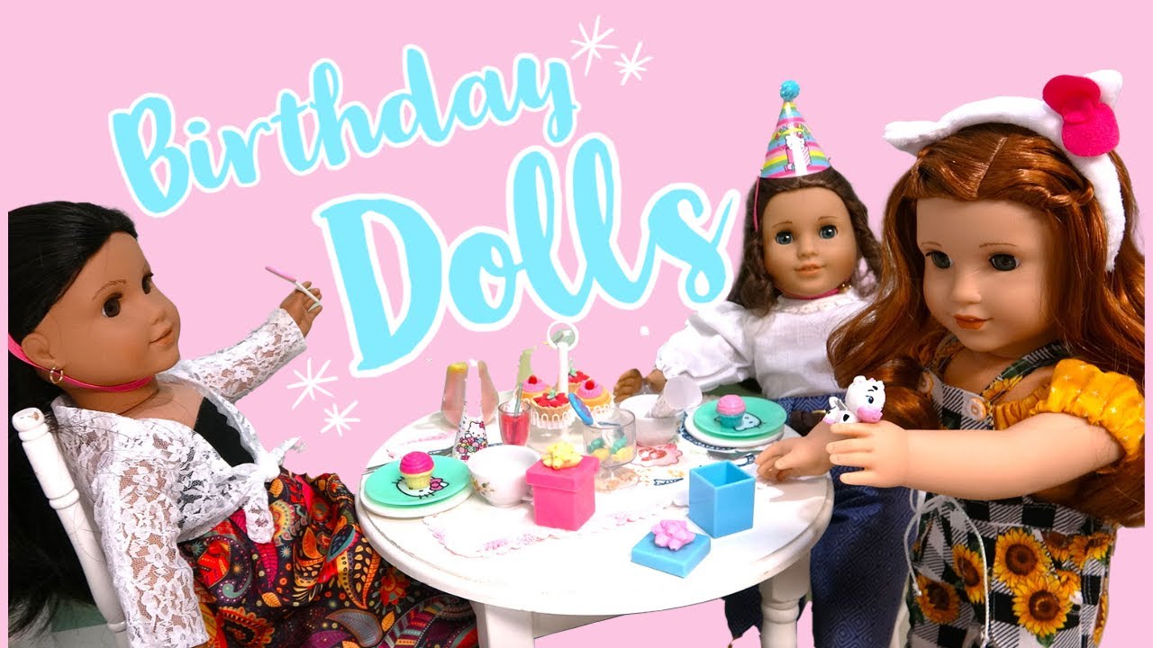 American Girl Birthdays | My Life As Party Set and Etsy Clothes