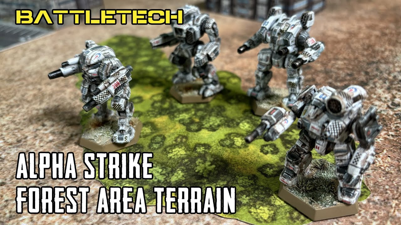 Battletech Alpha Strike Forest Area Terrain