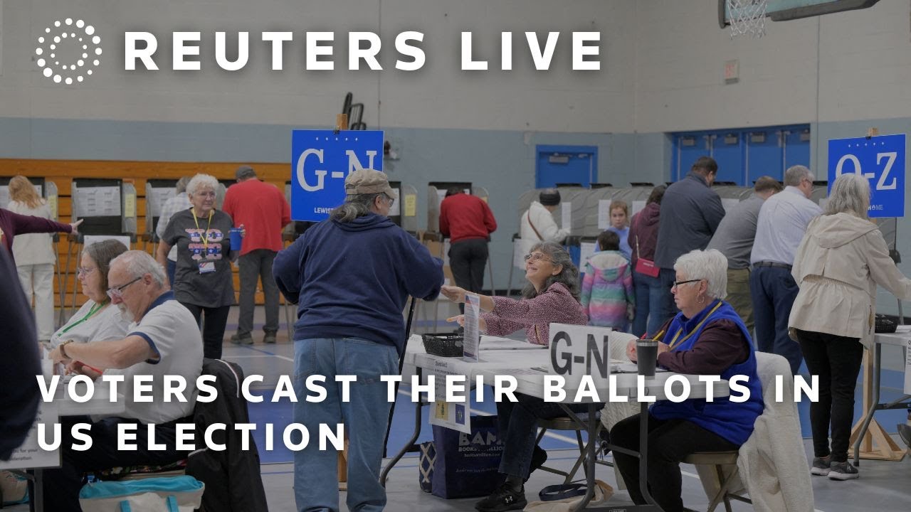 LIVE: Voters cast their ballots in US election