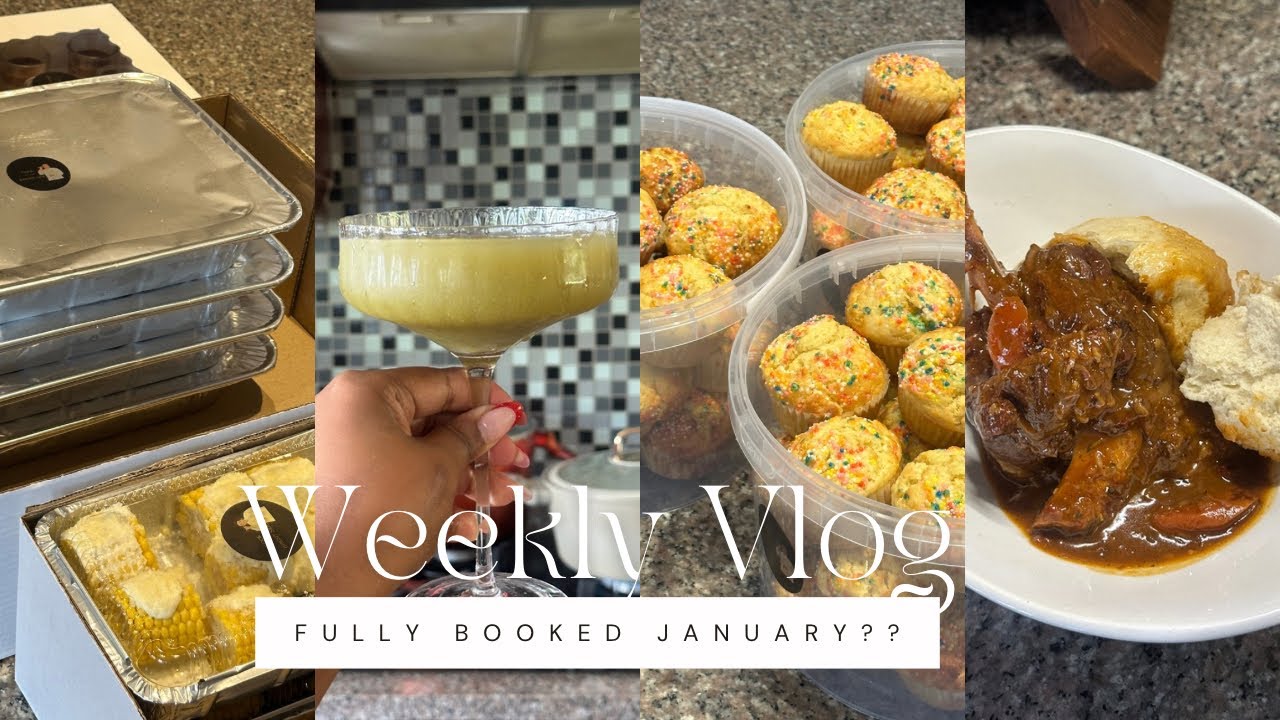 LIFE AS A 25 YEAR OLD CATERER & BAKER: FULLY BOOKED JANUARY?? LAST MINUTE ORDERS, GIRL DATES & MORE