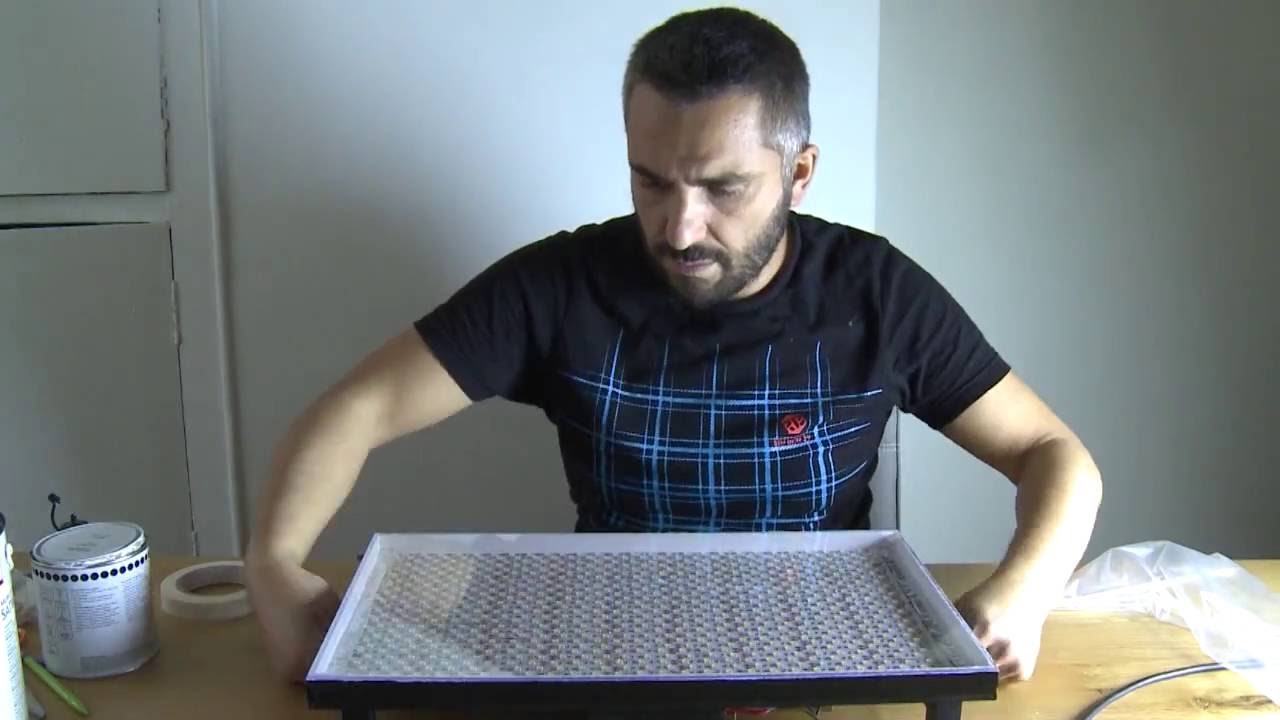 Производство светодиодной панели для видео для низкого бюджета.  DIY