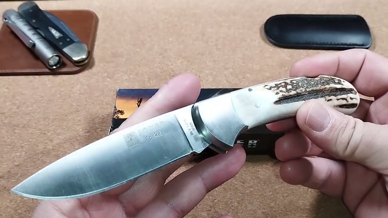 Joker Cocker NC 47 - Ein klassisches Jagd Taschenmesser/§42a konform und im Budget Bereich unter 70€