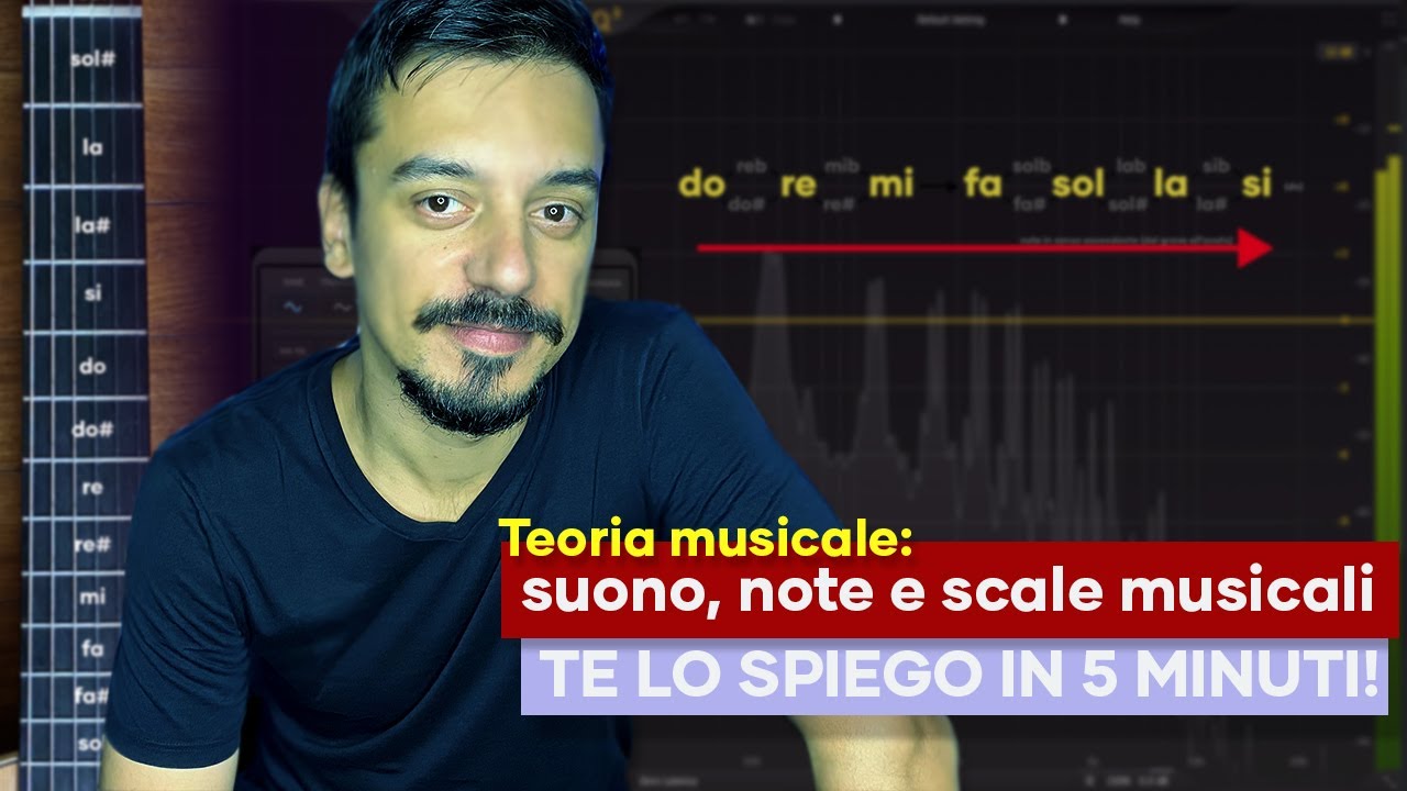 SUONO, NOTE E SCALE MUSICALI (in 5 minuti!)