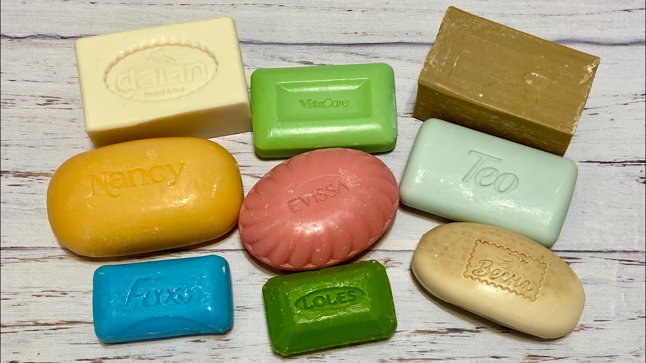 ASMR Soap/ cutting dry soap/ резка сухого мыла