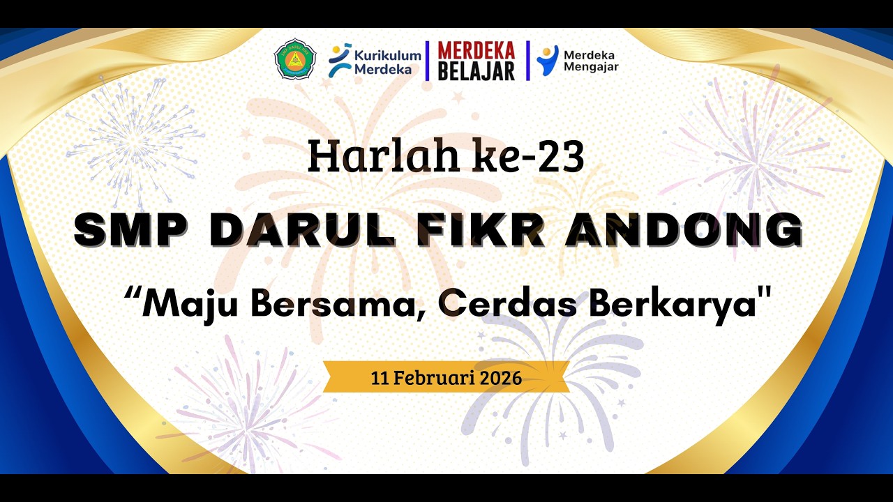 🔴LIVE -  HARLAH SMP DARUL FIKR ANDONG YANG KE-23