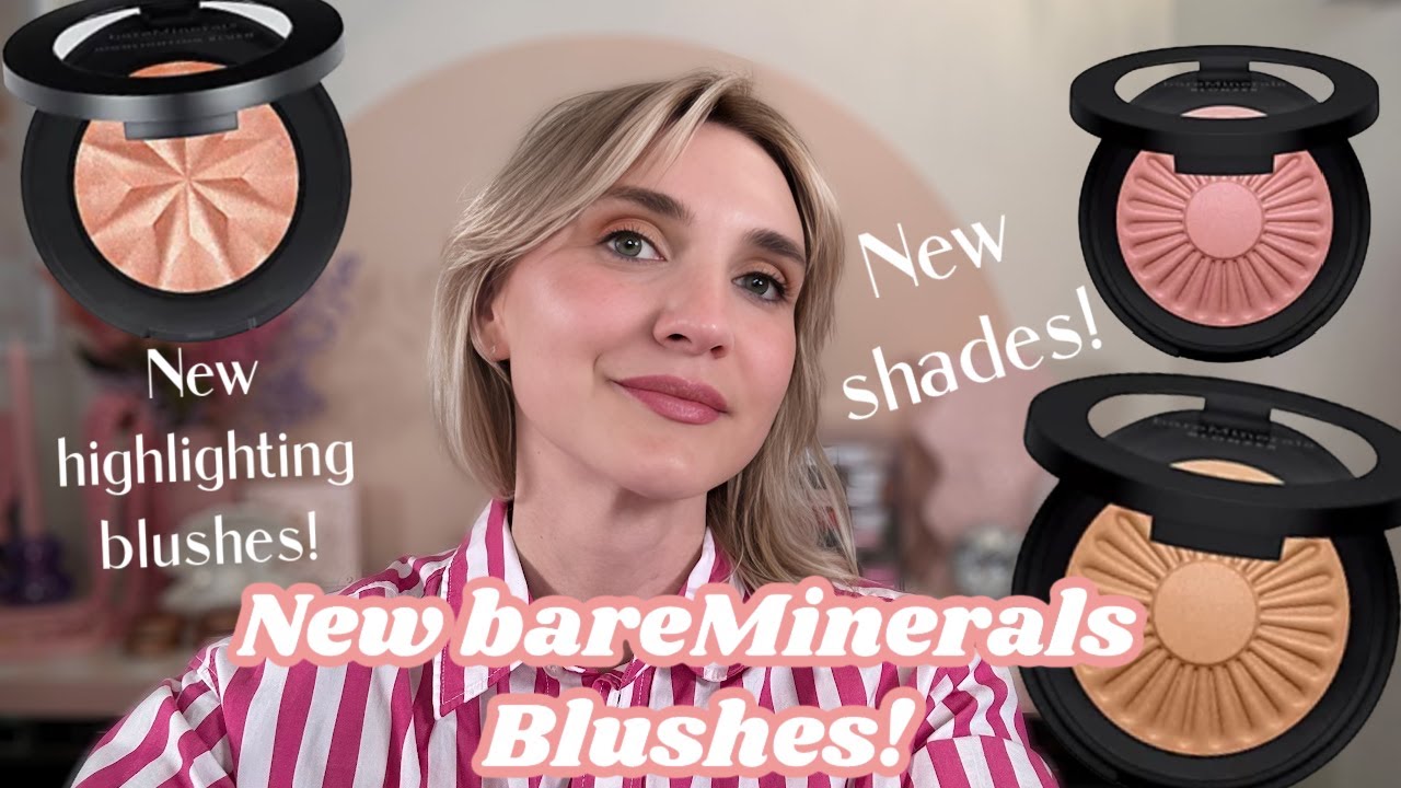 Let's Play with the NEW bareMinerals Blonzer Shades and NEW Gen Nude Highlighting Blushes