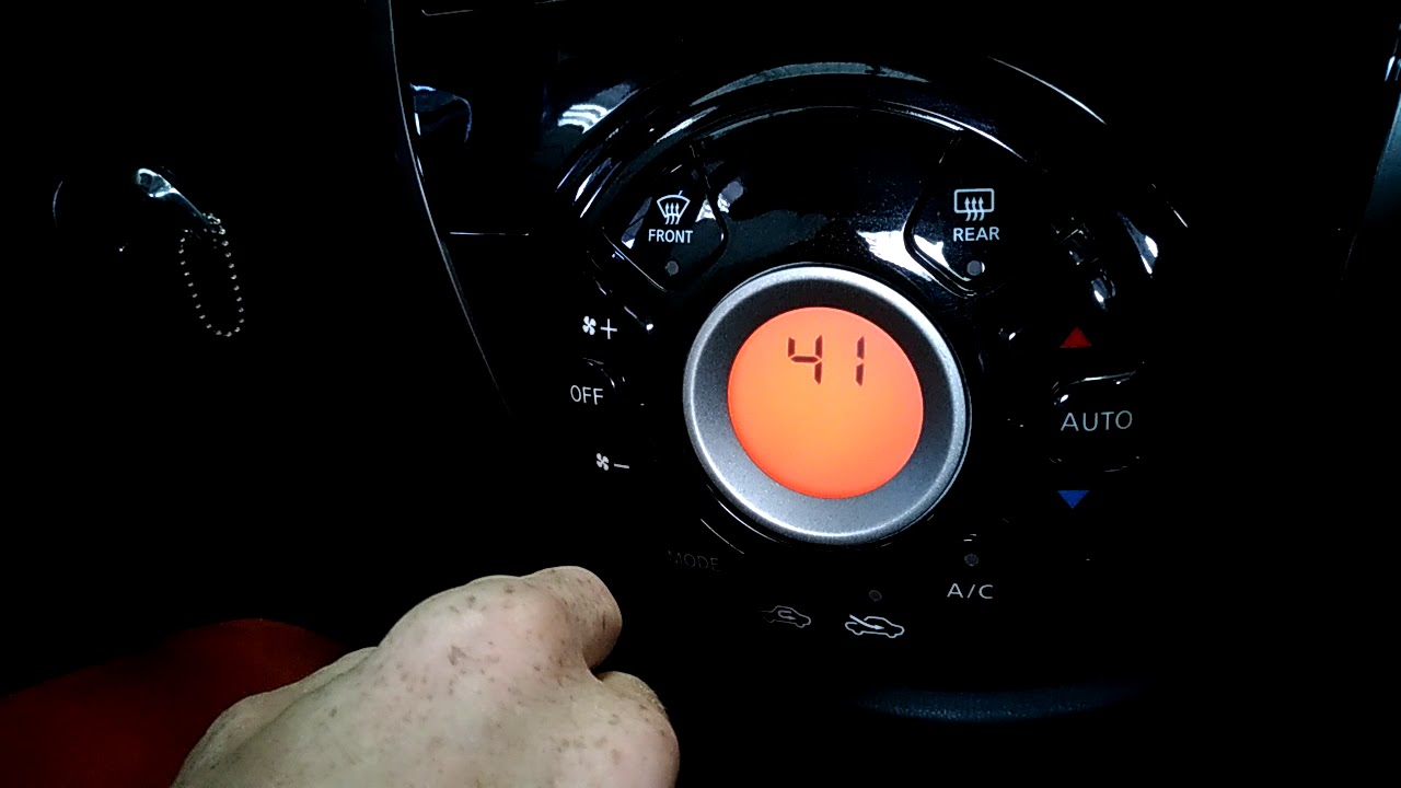 Configuração ar digital march nissan