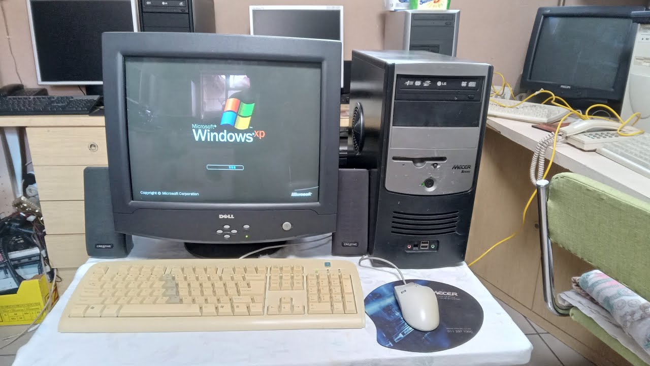 Windows XP Professional computer + trying to browse YouTube on Windows XP in 2025