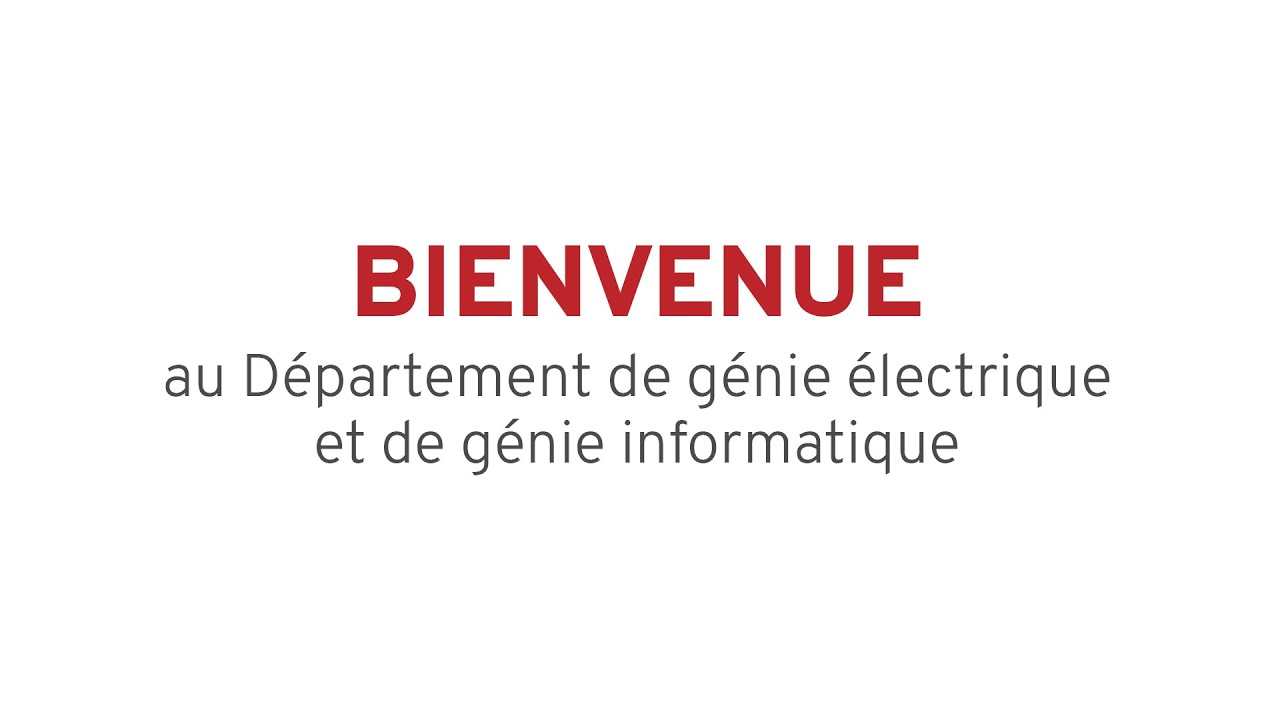 Génie électrique et génie informatique : Le matériel, l’interface et le logiciel