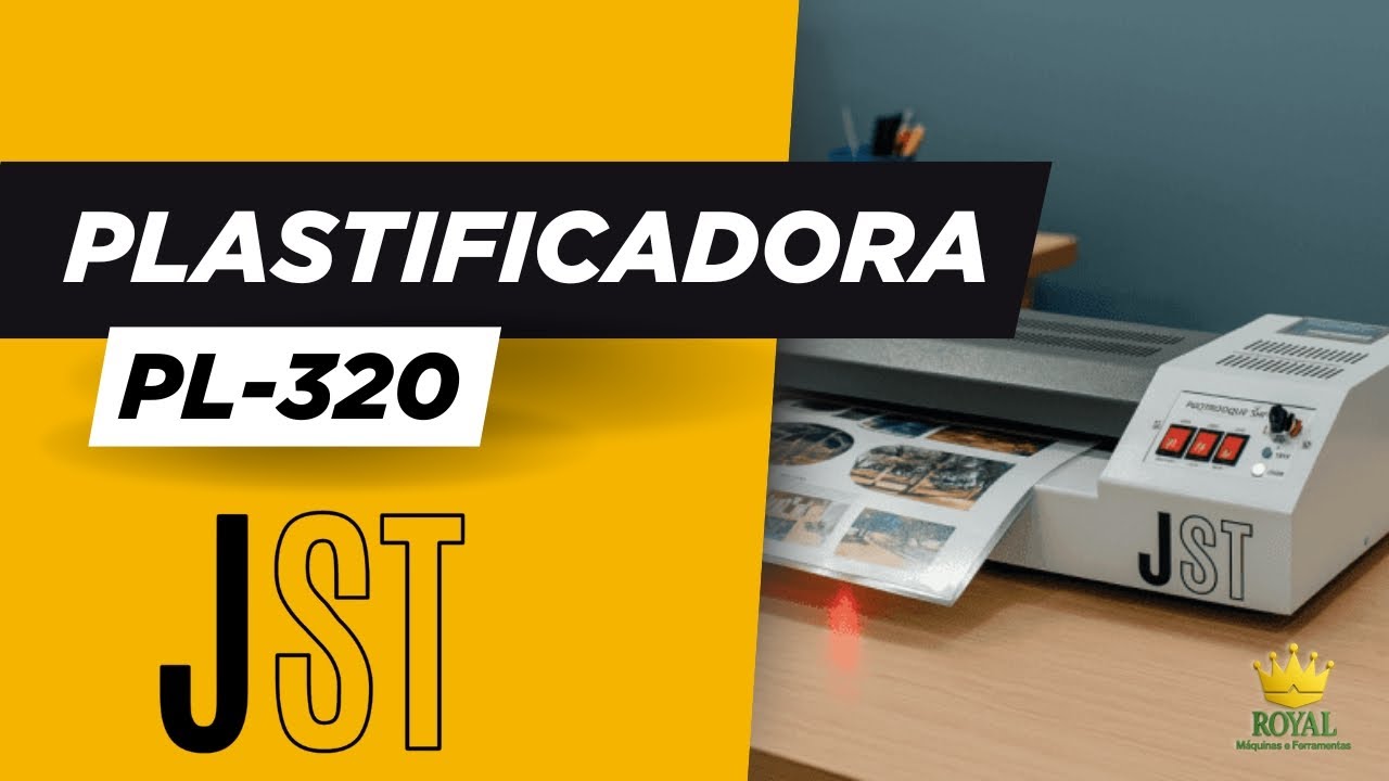 Plastificadora, Laminadora e Poliseladora PL 320, Ideal Para Papelaria - A3, A4, A5 e A6