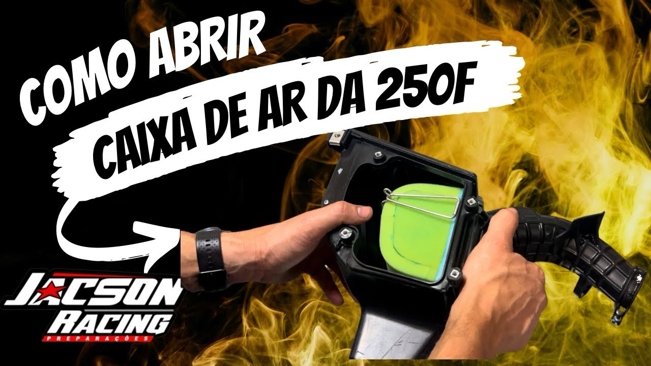 Como abrir a caixa de ar da CRF250F Jacson Racing Preparações