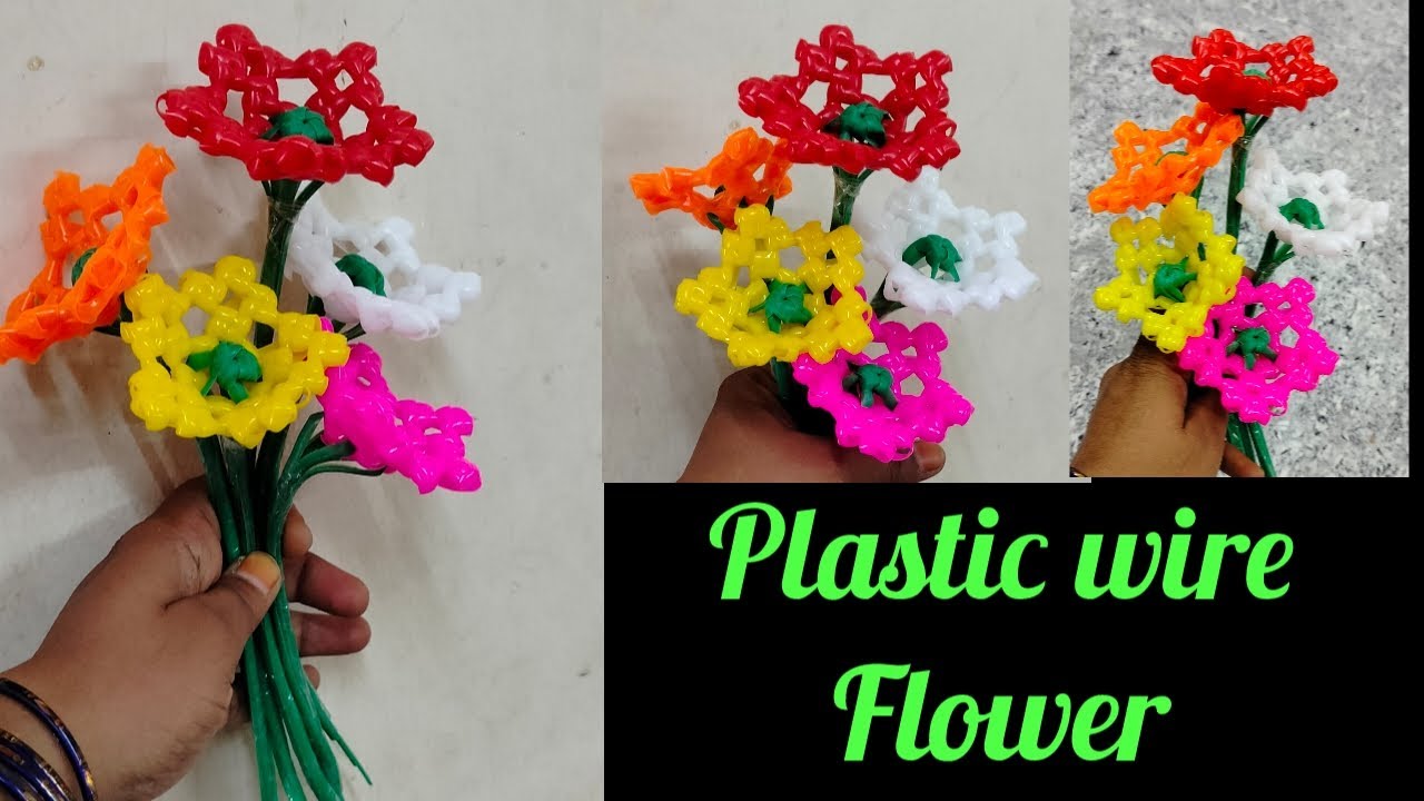 Plastic Wire Flower Making in Tamil...!