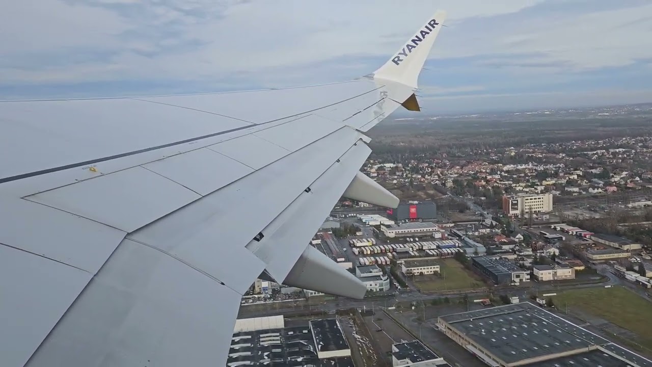 Take off from Poznań Airport (POZ) by Ryanair