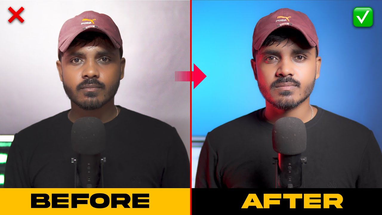 Easy Studio Light Setup for YouTube Videos 2025 | Low Budget YouTube Video Lighting