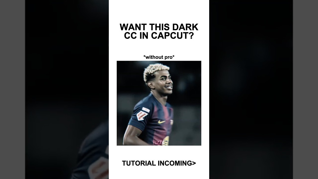 Dark CC Tutorial CapCut
