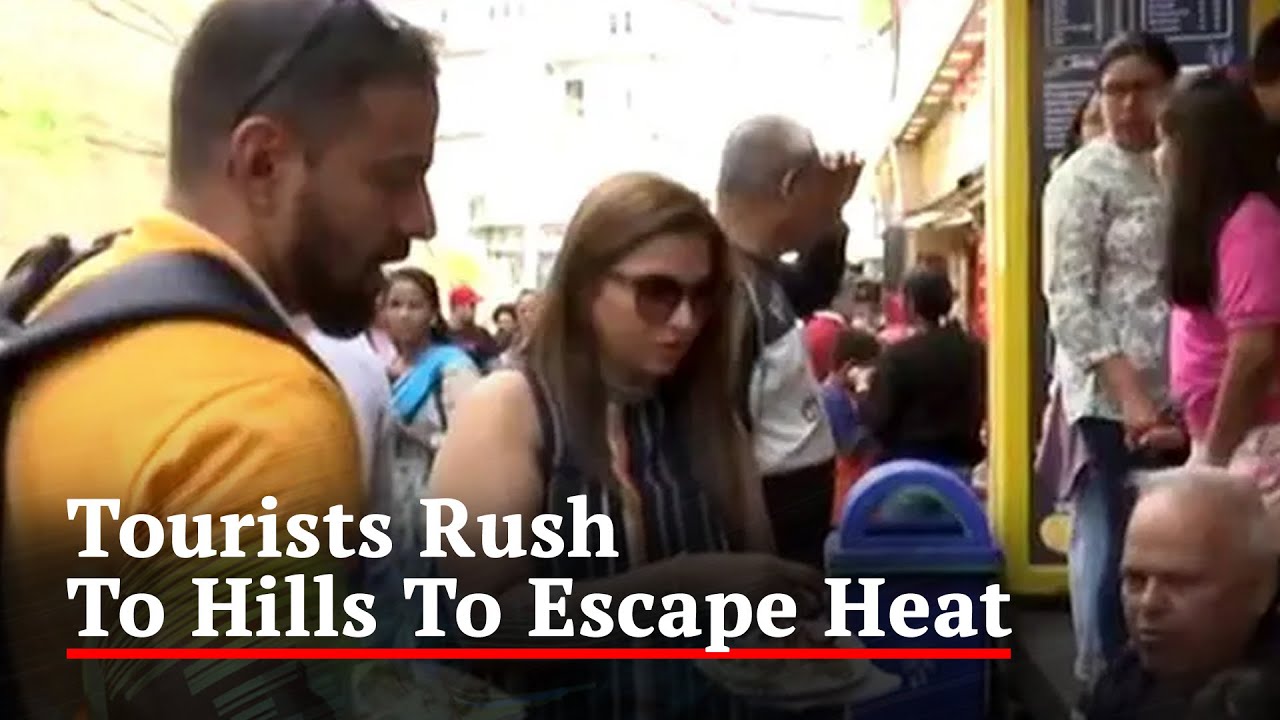 As Blistering Heat Sweeps Plains, Shimla Witnesses Huge Rush Of Tourists