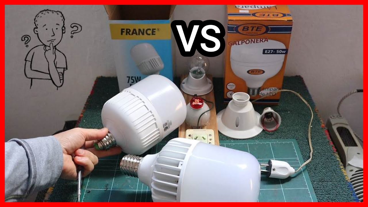Comparativa y Test entre Lamparas Galponeras BTC y France