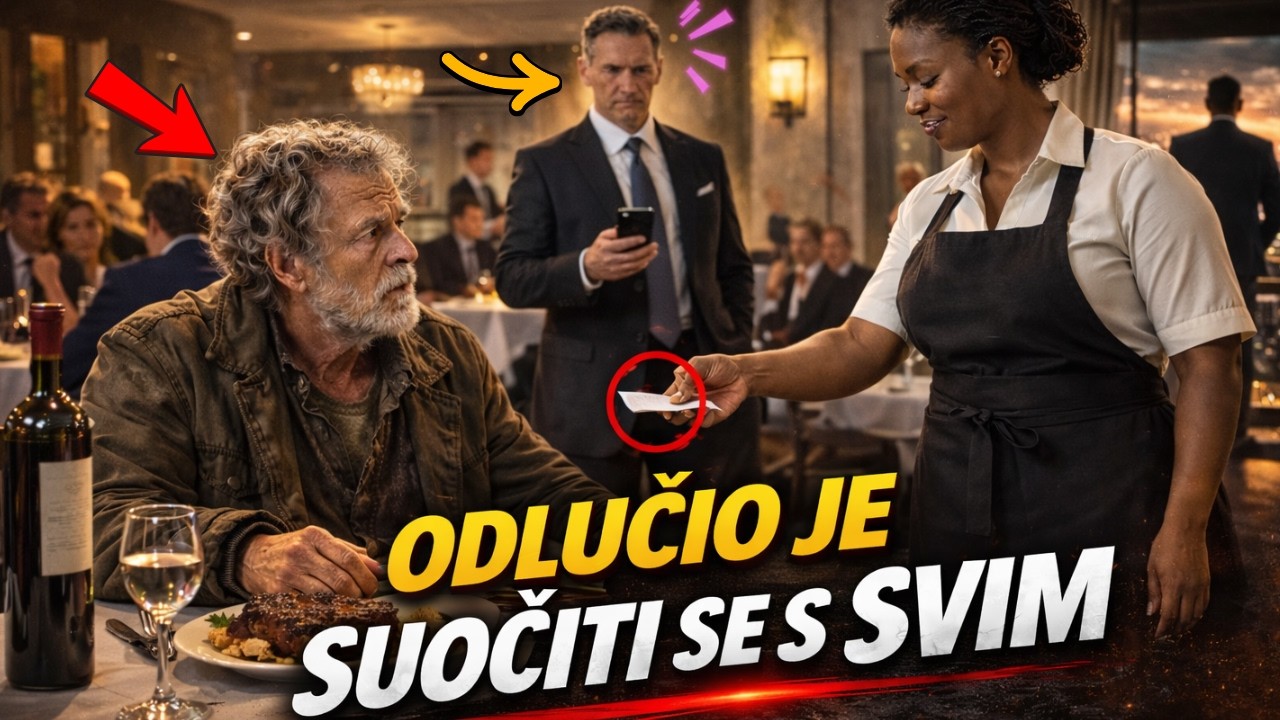 Prerušeni milijarder naručio je jednostavan odrezak… ali poruka ga je ostavila bez tla pod nogama