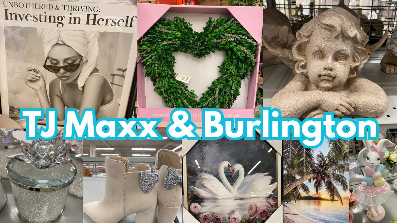 TJMAXX & BURLINGTON CLEARANCE & EASTER SPRING SHOP WITH ME! 
