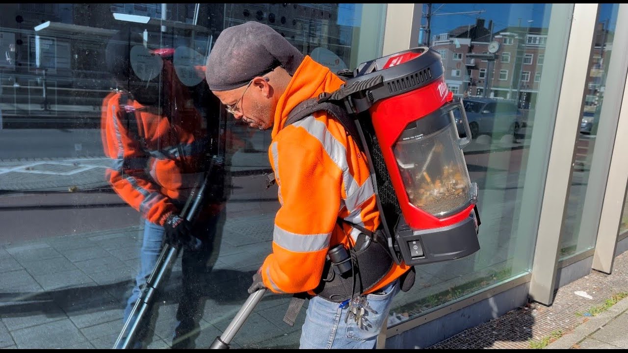 Test met elektrische peukenzuigers | #GemeenteRotterdam