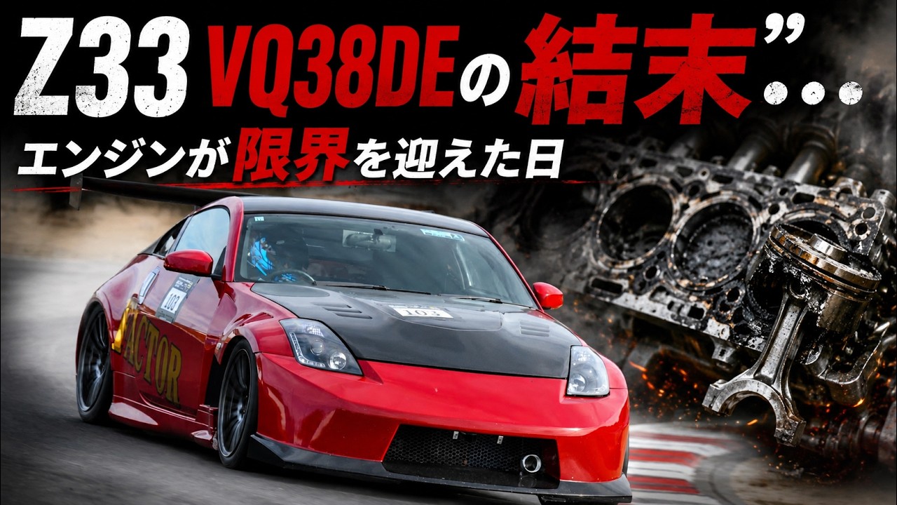 Z33 VQ38DEの結末”…エンジンが限界を迎えた日