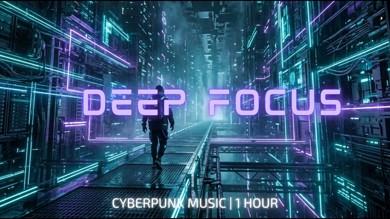 Deep Focus: Cyberpunk Noir | Dark Data Corridor | 1 Hour 2026 🖤
