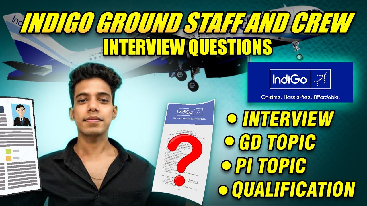 Ground Staff and Cabin Crew Interview Questions | #interview #groundstaff #cabincrew #indigo