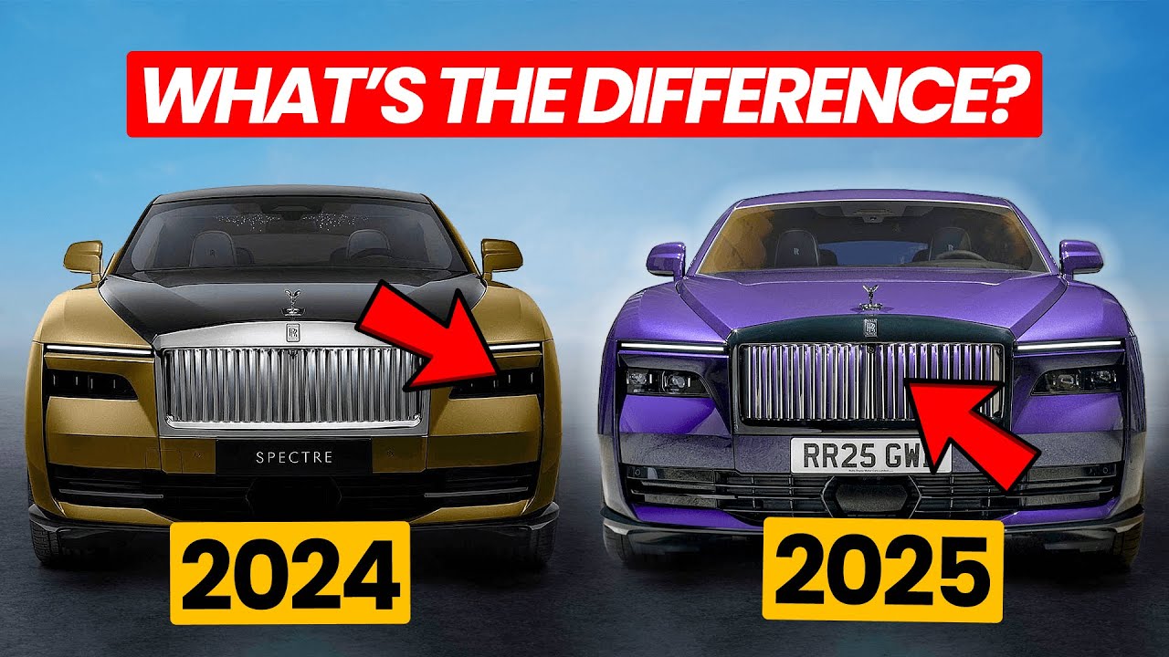 NEW Rolls-Royce Spectre Black Badge 2025 vs 2022 &ndash; The Most Powerful Electric Coupe Yet?
