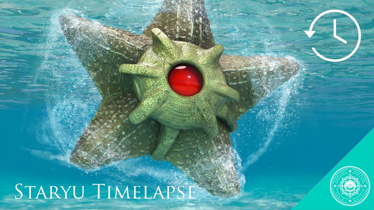 Pokemon Zoology: Staryu Timelapse