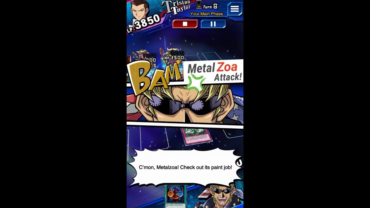 Yugioh Duel Links - Tristan Vs Bandit Keith : Metal Zoa! Hardened Glimmer Strike!