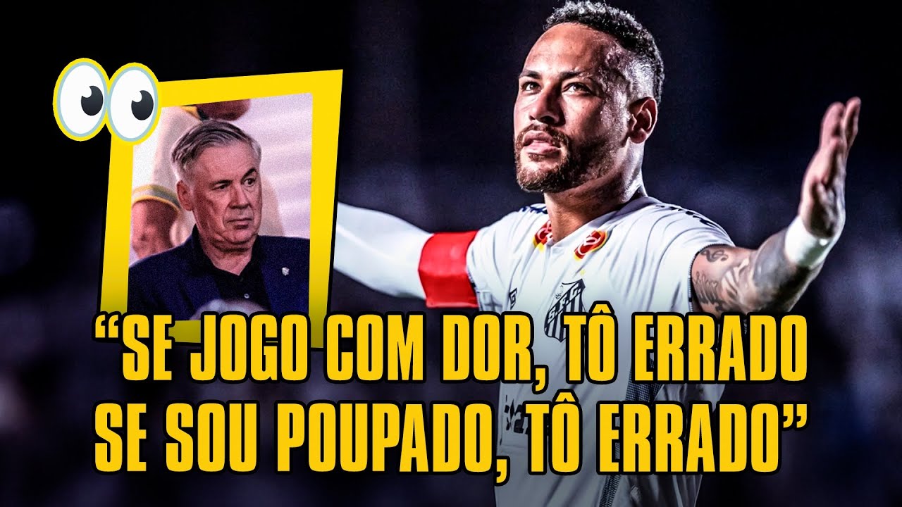 Acabaram as chances de Neymar com Ancelotti? #seleçãobrasileira #copadomundo #convocacao