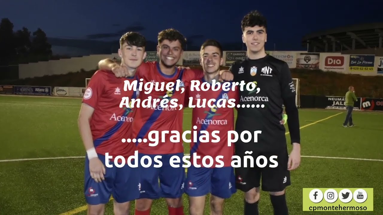 Eliminatoria permancia vuelta Juvenil. cpmontehermoso 6:3 adllerenense. Al borde del descanso.
