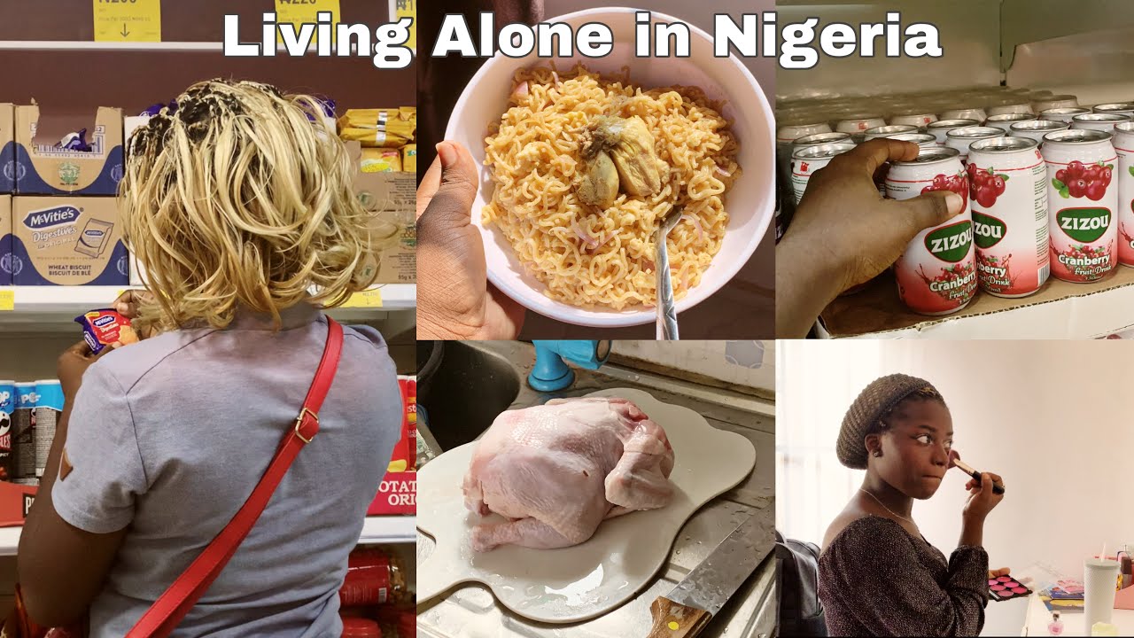 Living Alone in Nigeria | Grocery Shopping, Home Cooking & Slow Living