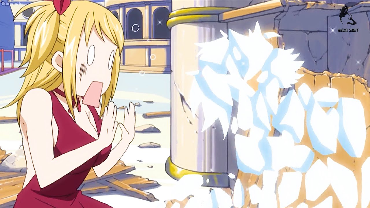 フェアリーテイル !! FAIRY TAIL -  ルーシィは誤ってグレイを壊したときに蜂蜜を失うことを恐れています | Lucy is afraid when breaking Grey