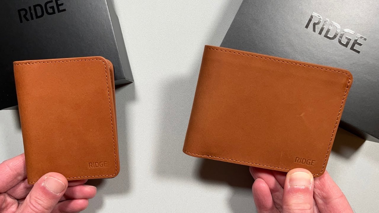 Ridge Bifold and Billfold Wallet Unboxing