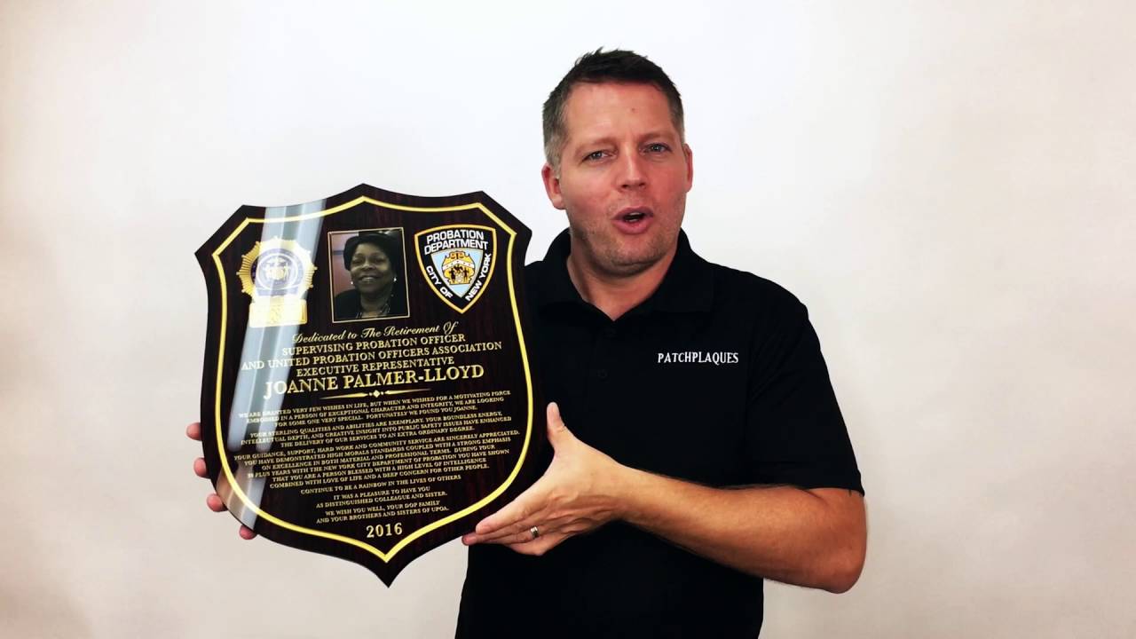 Custom Wood & Acrylic Wall Plaques - Recognition Plaque | Patch Plaques&trade;
